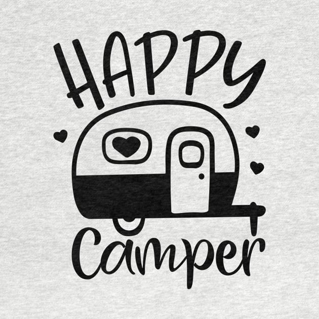 Happy Camper Shirt, Funny Camping Shirt, Camping T-Shirt Shirt, Camper T-Shirt, Camper Shirt Glamping Shirt Hiking Shirt, Nature Lover Shirt by SeleART